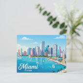 Skyline USA Postkarte (Stehend Vorderseite)