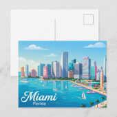 Skyline USA Postkarte (Vorne/Hinten)