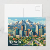 Skyline USA Postkarte (Vorne/Hinten)
