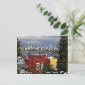 Skyline, Vancouver, BC Postkarte (Stehend Vorderseite)
