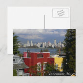 Skyline, Vancouver, BC Postkarte (Vorne/Hinten)