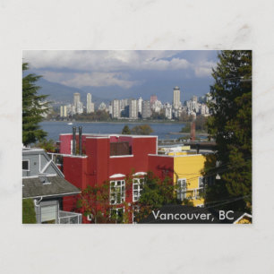 Skyline, Vancouver, BC Postkarte