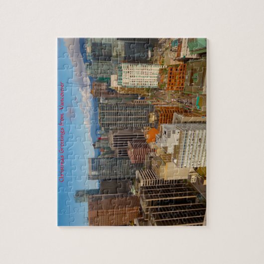 Skyline Vancouver. Jigsaw Puzzle (Vertikal)