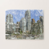 Skyline Vancouver. Puzzle (Horizontal)