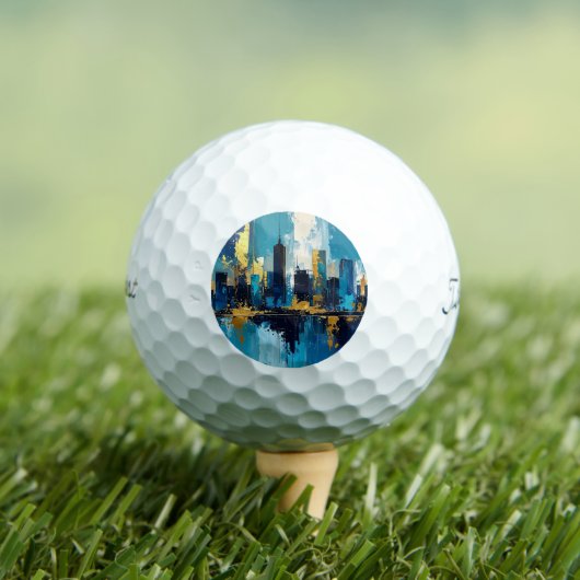 Skyline View Golf Balls Golfball (Insitu T-Shirt)