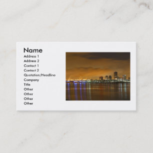 Skyline-Visitenkarte Visitenkarte