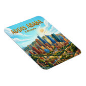 Skyline von Addis Abeba Äthiopien Magnet (Rechte Seite)
