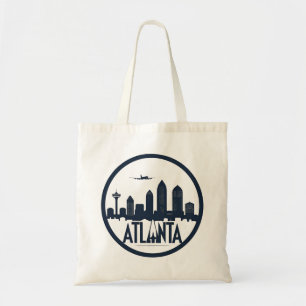 Skyline von Atlanta Georgia Tragetasche