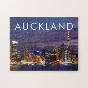Skyline von Auckland City Puzzle