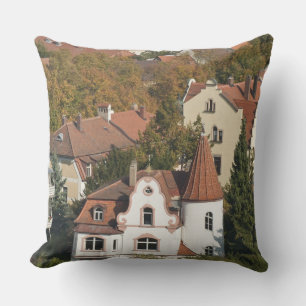 Skyline von Bamberg, Deutschland Kissen