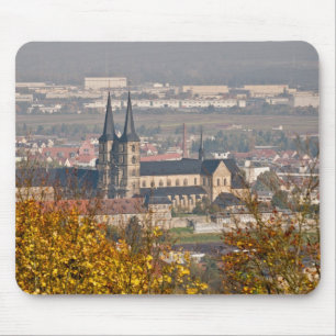 Skyline von Bamberg, Deutschland Mousepad