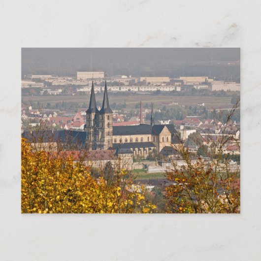 Skyline von Bamberg, Deutschland Postkarte (Vorderseite)