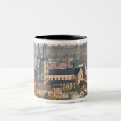 Skyline von Bamberg, Deutschland Zweifarbige Tasse (Mittel)