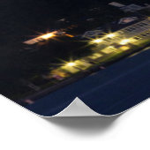 Skyline von Bellevue vom Lake Washington bei Dämme Poster (Ecke)