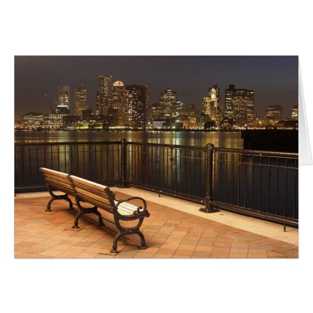Skyline von Boston, Massachusetts 3 (Vorderseite (Horizontal))