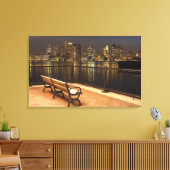 Skyline von Boston, Massachusetts 3 Leinwanddruck (Insitu (Wohnzimmer))