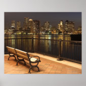 Skyline von Boston, Massachusetts 3 Poster (Vorne)