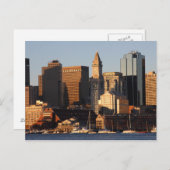 Skyline von Boston, Massachusetts 5 Postkarte (Vorne/Hinten)