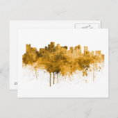 Skyline von Boston Postkarte (Vorne/Hinten)
