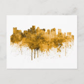 Skyline von Boston Postkarte (Vorderseite)