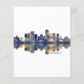 Skyline von Bukarest Flyer (Hinten)
