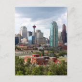 Skyline von Calgary mit Gebäude und Turm Postkarte (Vorderseite)