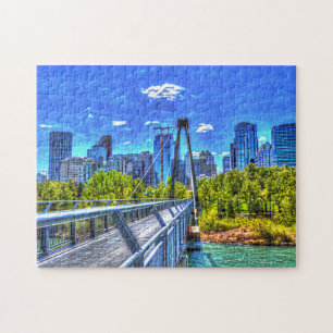 Skyline von Calgary. Puzzle