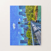 Skyline von Calgary. Puzzle (Vertikal)