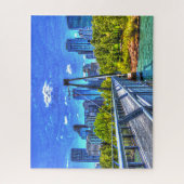 Skyline von Calgary. Puzzle (Vertikal)