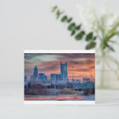 Skyline von Charlotte Postkarte (Stehend Vorderseite)