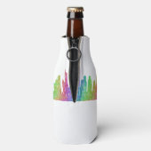Skyline von Chicago Flaschenkühler (Flasche Rückseite)