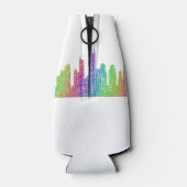 Skyline von Chicago Flaschenkühler (Rückseite)