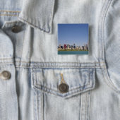 Skyline von Chicago, Illinois, USA. Button (Beispiel)