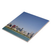 Skyline von Chicago, Illinois, USA. Fliese (Seite)