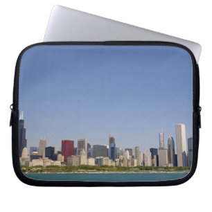 Skyline von Chicago, Illinois, USA. Laptopschutzhülle