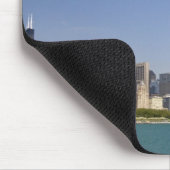 Skyline von Chicago, Illinois, USA. Mousepad (Ecke)