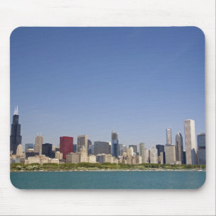 Skyline von Chicago, Illinois, USA. Mousepad