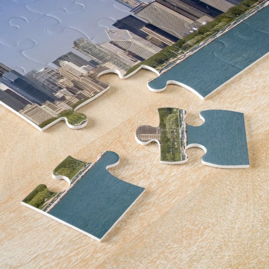 Skyline von Chicago, Illinois, USA. Puzzle (Seite)