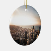 Skyline von Chicago Keramikornament (Rechts)