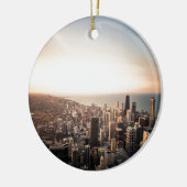 Skyline von Chicago Keramikornament (Links)