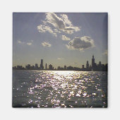 Skyline von Chicago Magnet (Vorne)