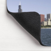 Skyline von Chicago mit Lake Michigan 2 Mousepad (Ecke)