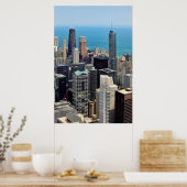 Skyline von Chicago Poster (Küche)