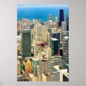 Skyline von Chicago Poster (Vorne)