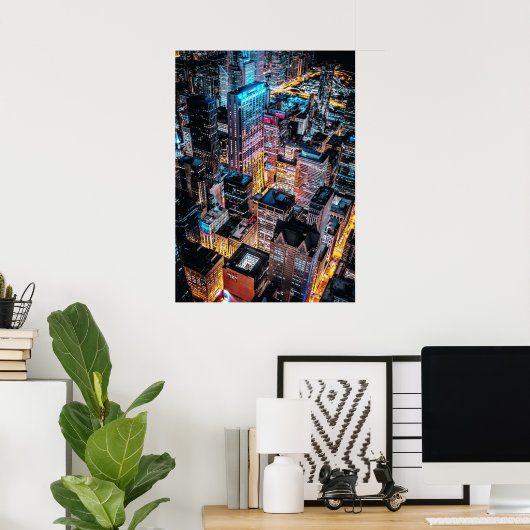 Skyline von Chicago Poster (Heimbüro)