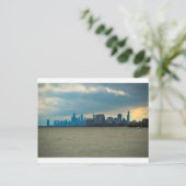 Skyline von Chicago. Postkarte (Stehend Vorderseite)