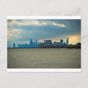 Skyline von Chicago. Postkarte
