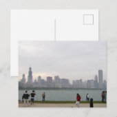 Skyline von Chicago Postkarte (Vorne/Hinten)