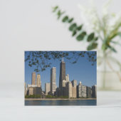 Skyline von Chicago und Lake Michigan, Lake Shore Postkarte (Stehend Vorderseite)