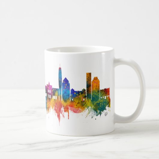 Skyline von Córdoba Argentinien Kaffeetasse (Rechts)